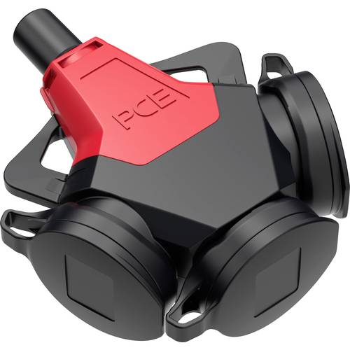 Thumbnail - PC Electric 243711-sr5 3fach-Kupplung Gummi 250 V Rot IP54