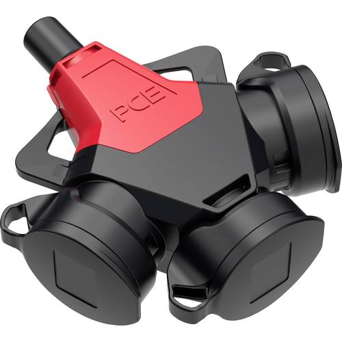 PC Electric 253721-sr5 3fach-Kupplung Vollgummi 250 V Rot IP54