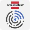 Brennenstuhl-Logo mit Bluetooth-Symbol und konzentrischen Funksignalbogen in Blau und Grau auf hellem Hintergrund