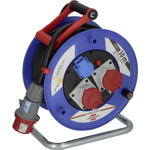 Brennenstuhl 1238010 Kabeltrommel 30 m Schwarz CEE-Stecker 16 A 5polig