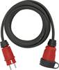 Brennenstuhl 9161050110 Strom Verlängerungskabel 16 A Schwarz, Rot 5 m H07RN-F 3G 1,5 mm²