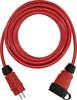 Brennenstuhl 9162100210 Strom Verlängerungskabel 16 A Schwarz, Rot 10 m H07BQ-F 3G 2,5 mm²