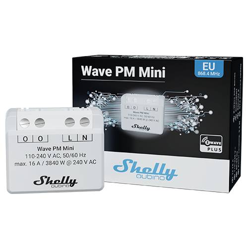 Shelly Shelly Qubino Wave PM Mini Schalt-Messaktor Z-Wave