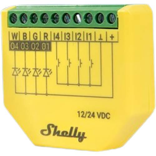 Thumbnail - Shelly Shelly Plus RGBW PM Controller Bluetooth, Wi-Fi