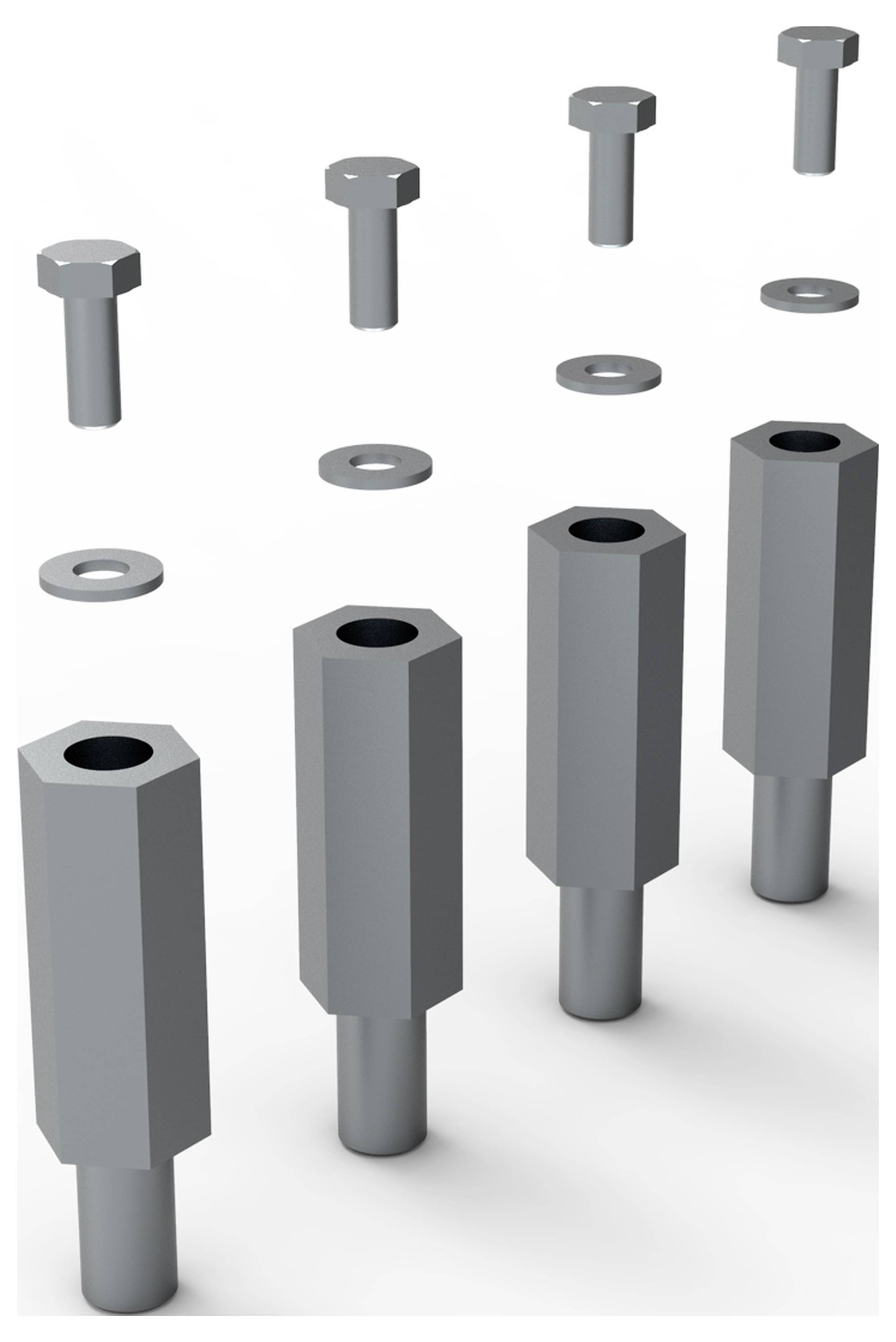 nVent HOFFMAN CVK15 (VE4) CVK15 (VE4) Befestigungssatz Stahl 4 St.