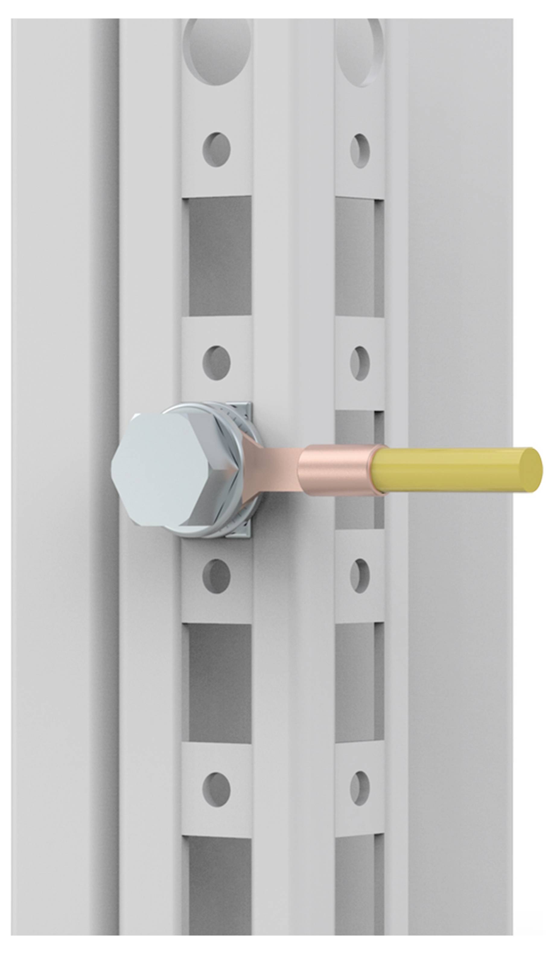 nVent HOFFMAN ECF06 (VE10) ECF06 (VE10) Erdungsverbindung (B x H x T) 381 x 13 x 8 mm 10 St.
