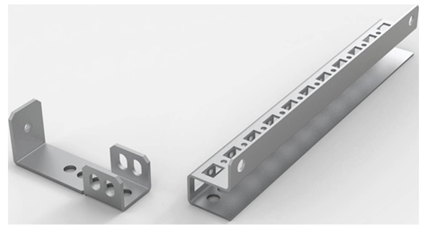 nVent HOFFMAN MPGDA01 MPGDA01 Tiefenverstellungssatz Stahl Bunt 1 St.
