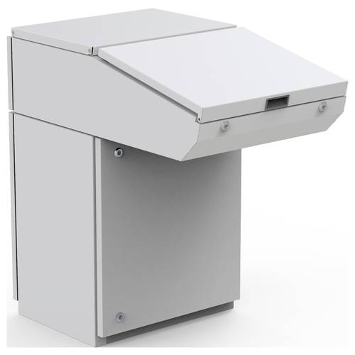 nVent HOFFMAN BDP08R5 19 Zoll Netzwerkschrank-Abdeckplatte Grau