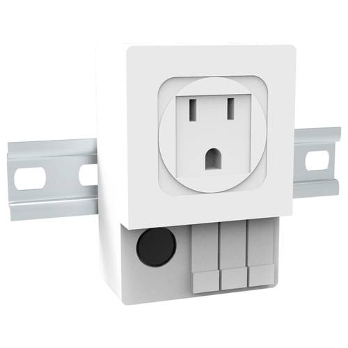 Schaltschranksteckdose nVent HOFFMAN LPS10 Hellgrau 1 St.