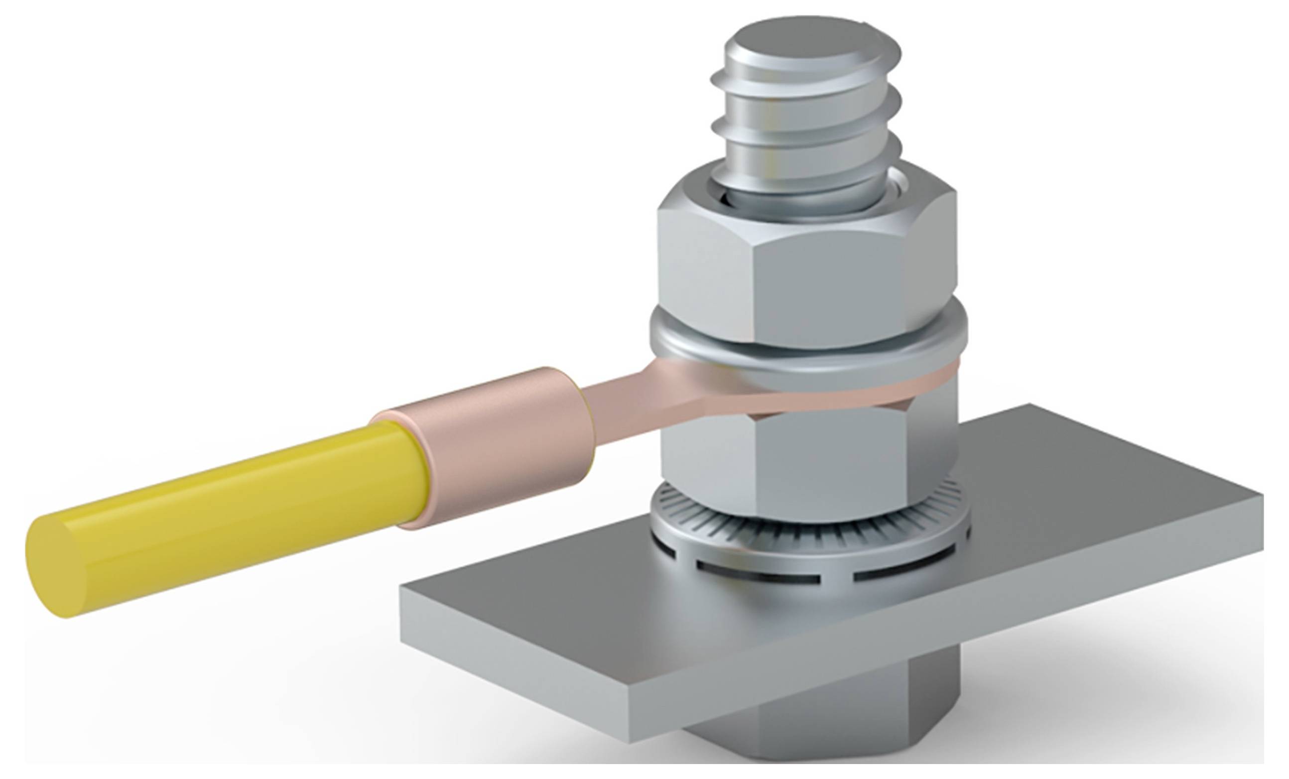 nVent HOFFMAN ECP08 (VE10) ECP08 (VE10) Erdungsverbindung (B x H x T) 381 x 13 x 8 mm 10 St.