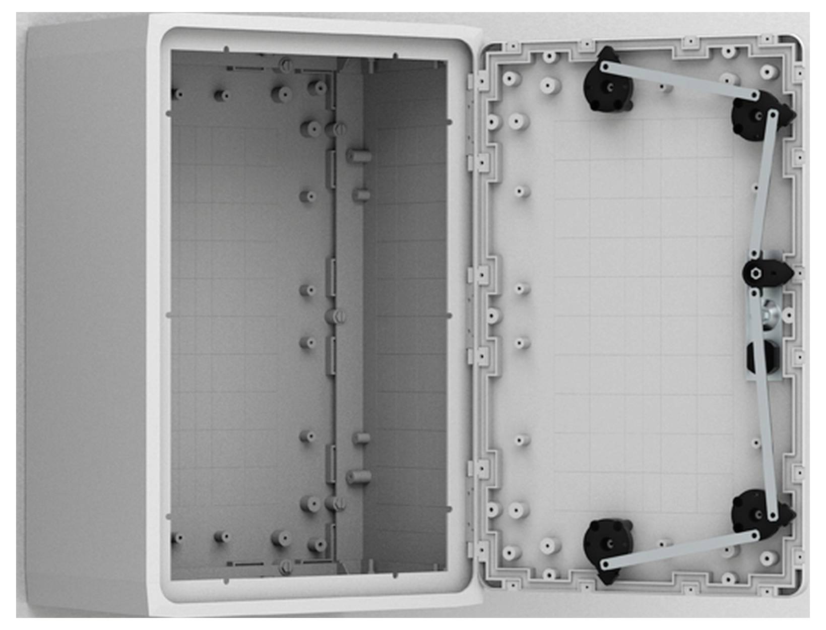 nVent HOFFMAN UDPT10075 Wandschrank 750 x 1000 x 320 Grau 1 St.