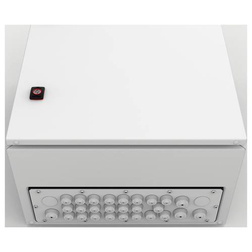 nVent HOFFMAN CAG25 (VE50) CAG25 (VE50) Kabelflanschplatte Kunststoff Grau 50 St.