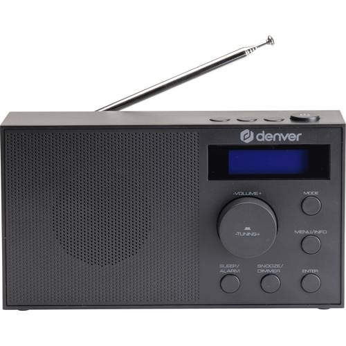 Thumbnail - Denver DAB-51B Tischradio DAB+, DAB, FM USB, AUX Weckfunktion Schwarz