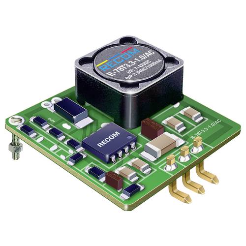 Thumbnail - RECOM R-78T5.0-1.0/AC-TRAY DC/DC-Wandler, SMD 5 V 1 A 5 W Inhalt 1 St.