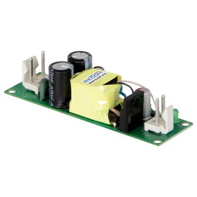 Eine elektronische Leiterplatte mit verschiedenen Komponenten wie Kondensatoren und Transformator; verwendet zur Spannungsregelung.