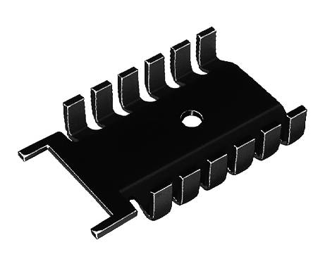 Fischer Elektronik FK 218 32 MI FK 218 32 MI Fingerkühlkörper 25 K/W (L x B x H) 7 x 25 x 20.5 mm SOT-32, TO-220