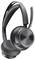 Kabelloses Headset mit Mikrofon, schwarzes Design, weiche Ohrpolster und verstellbarer Bügel. Geeignet für komfortables Telefonieren.
