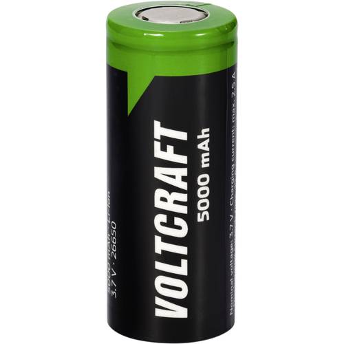 VOLTCRAFT VC-26650 Spezial-Akku 26650 Flat-Top Lithium 3.7 V 5000 mAh 1 St.