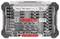 'BOSCH PRO Impact Metal Set': Aufbewahrungsbox mit 20 Teilen, darunter Bohrer und Bits. Boxbeschriftung 'Pick + Click'.