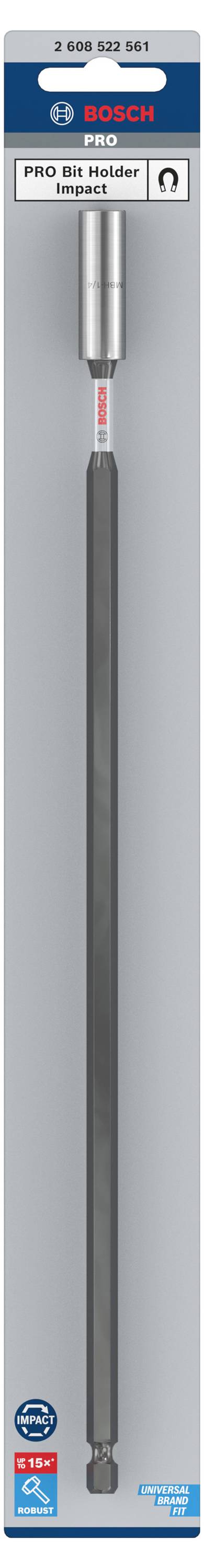 Verpackung eines Bosch Pro Torx Bits, 100 mm lang, für präzises Bohren und Stabilität, geeignet für verschiedene Elektrowerkzeuge.