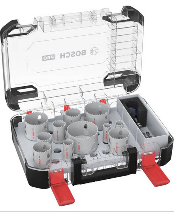 Bosch Accessories 2608594425 2608594425 Lochsägen-Set 20 mm, 22 mm, 25 mm, 32 mm, 35 mm, 40 mm, 44 mm, 51 mm, 60 mm, 64 mm, 76 mm 1 St.