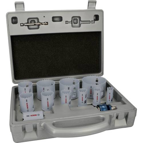 Thumbnail - Bosch Accessories 2608594434 2608594434 Lochsägen-Set 19 mm, 22 mm, 25 mm, 29 mm, 35 mm, 38 mm, 44 mm, 51 mm, 57 mm, 64 ...