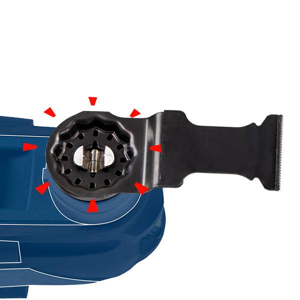 'Abbildung eines elektrischen Antriebs, oben rechts mit einem Stern, der auf ein wichtiges Zahnrad hinweist.'