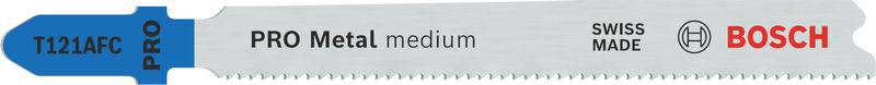 Bosch Accessories 2608655106 PRO Metal medium T121AFC Stichsägeblatt, 92 mm, 5-tlg. 5 St.