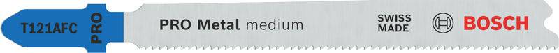 Bosch Accessories 2608655108 PRO Metal medium T121AFC Stichsägeblatt, 92 mm, 100-tlg. 100 St.