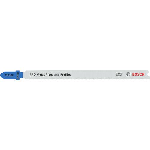 Bosch Accessories 2608655126 PRO Metal Pipes and Profiles T321AF Stichsägeblatt, 132 mm, 25-tlg. 25 St.