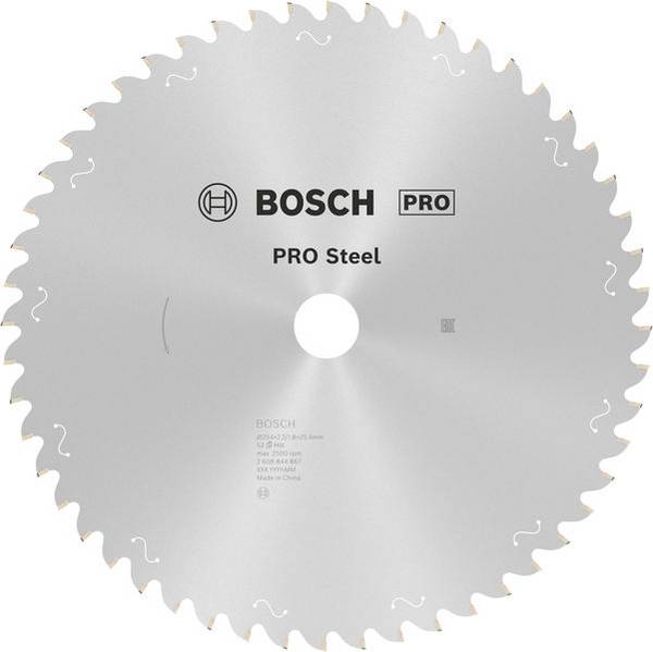 Bosch Accessories 2608844867 2608844867 Kreissägeblatt 254 x 25.4 x 1.8 mm Zähneanzahl: 52 1 St.