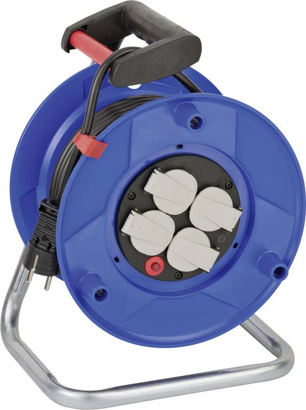 Brennenstuhl Garant ST 240, IP20, Industrie/Baustellen-Kabeltrommel, Rolle mit 25m, 1 Stk.