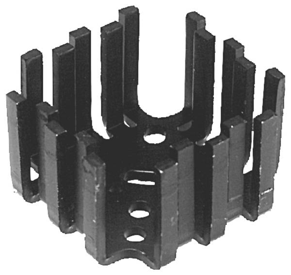 Fischer Elektronik FK201 SA-CB FK201 SA-CB Fingerkühlkörper 6 K/W (L x B x H) 45 x 45 x 25.4 mm TO-3, TO-66, SOT-9