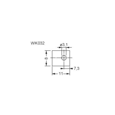 Fischer Elektronik WK032 WK032 Wärmeleitfolie selbstklebend 200 µm 0.9 W/mK (L x B) 42 mm x 29 mm-0