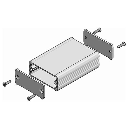 Fischer Elektronik TUF 80 42 100 SA TUF 80 42 100 SA Profil-Gehäuse 80 x 42 x 100 Aluminium eloxiert Schwarz 1 St.