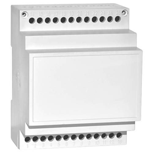 Elbag MR6/AR/GREY Hutschienen-Gehäuse mit Lüftungsschlitze 105 x 58 x 90 ABS 1 St.