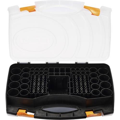 VOLTCRAFT GD BSB01 Batteriebox 180x Micro (AAA), Mignon (AA), Baby (C), Mono (D), 9 V Block, Knopfzellen (L x B x H) 350...