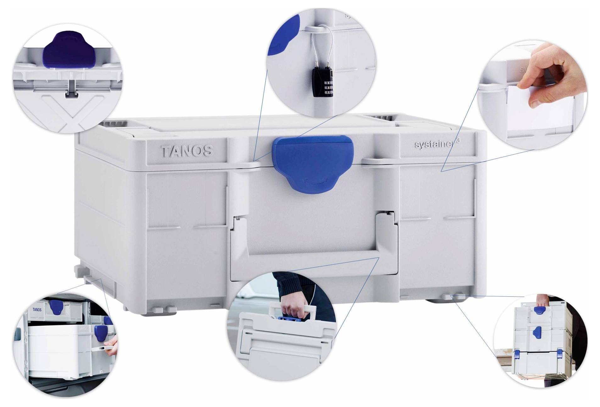 Tanos Systainer³ S 147 83000894 Transportkiste ABS Kunststoff (B x H x T) 265 x 142 x 171 mm-3