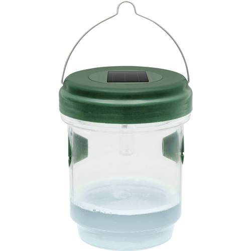 Gardigo Solar Insektenfalle Lockstoff, LED-Licht Wespenfalle (Ø x H) 93 mm x 117 mm Grün 1 St.