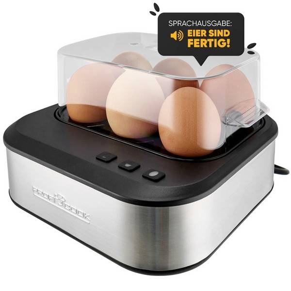 Profi Cook PC-EK 1276 inox Eierkocher  Inox, Schwarz