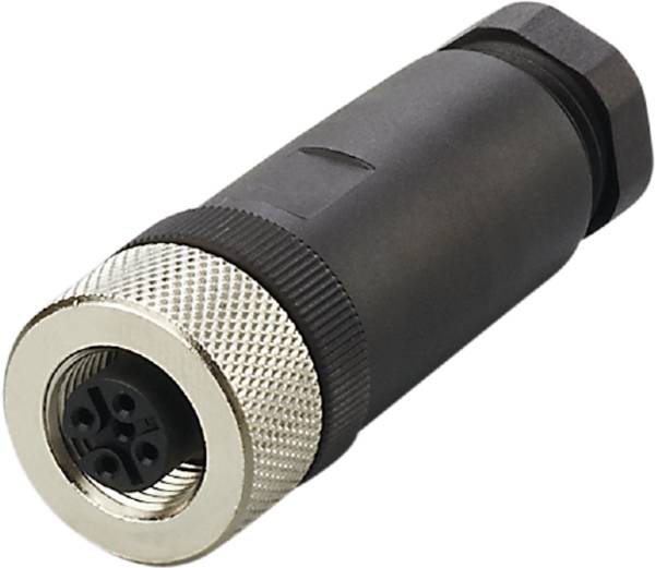 ifm Electronic E11657 Sensor-/Aktor-Steckverbinder, unkonfektioniert M12 Buchse, gerade  Polzahl Sensoren: 4 1 St. Piece