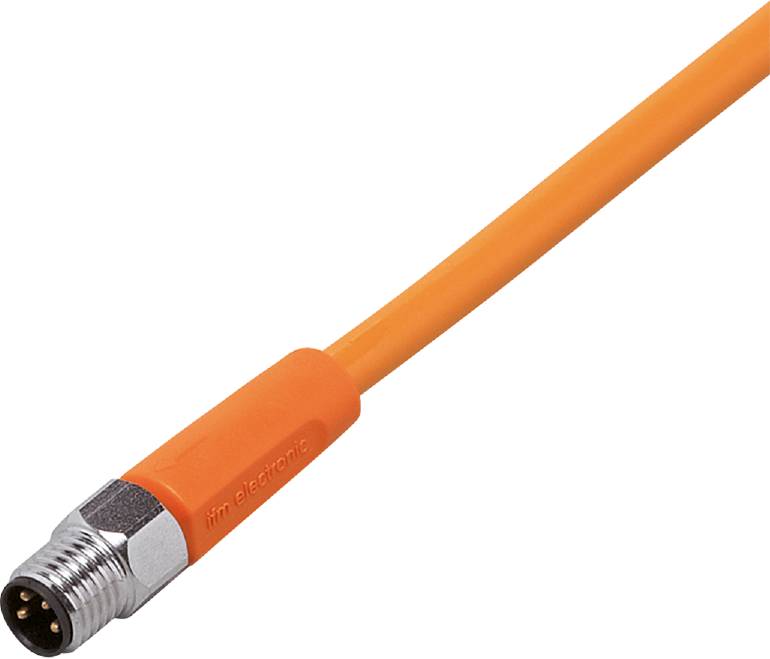 Thumbnail - ifm Electronic EVT219 Verbindungsleitung Stecker, gerade 2 m Polzahl Sensoren: 4 1 St.