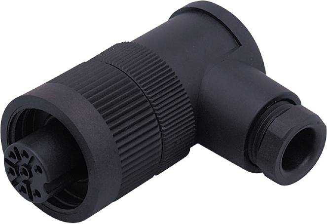 ifm Electronic E11043 Sensor-/Aktor-Steckverbinder, unkonfektioniert Buchse, gewinkelt Polzahl Sensoren: 7 1 St.