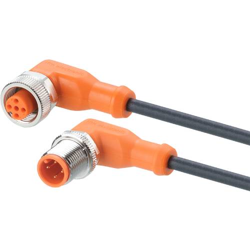 ifm Electronic EVC030 Verbindungsleitung Stecker, gewinkelt, Buchse, gewinkelt 0.3 m Polzahl Sensoren: 4, 5 1 St.
