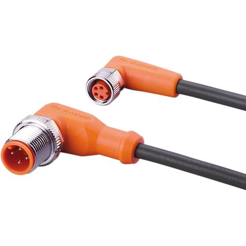 Thumbnail - ifm Electronic EVC368 Verbindungsleitung Stecker, gewinkelt, Buchse, gewinkelt 0.3 m Polzahl Sensoren: 4, 4 1 St.