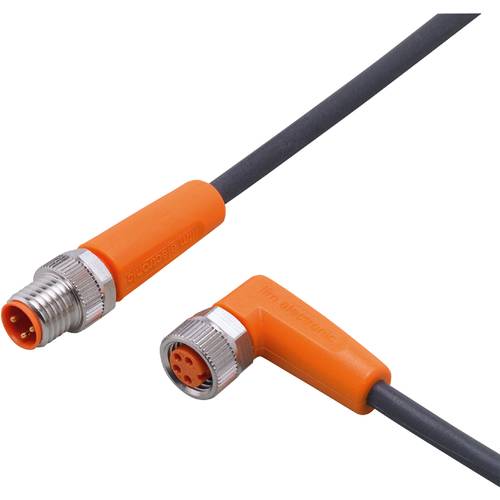 ifm Electronic EVC261 Verbindungsleitung Stecker, gerade, Buchse, gewinkelt 0.6 m Polzahl Sensoren: 3, 4 1 St.