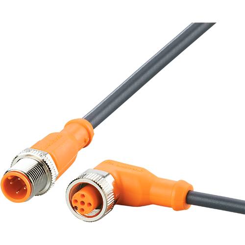 Thumbnail - ifm Electronic EVC110 Verbindungsleitung Stecker, gerade, Buchse, gewinkelt 1.5 m Polzahl Sensoren: 4, 5 1 St.