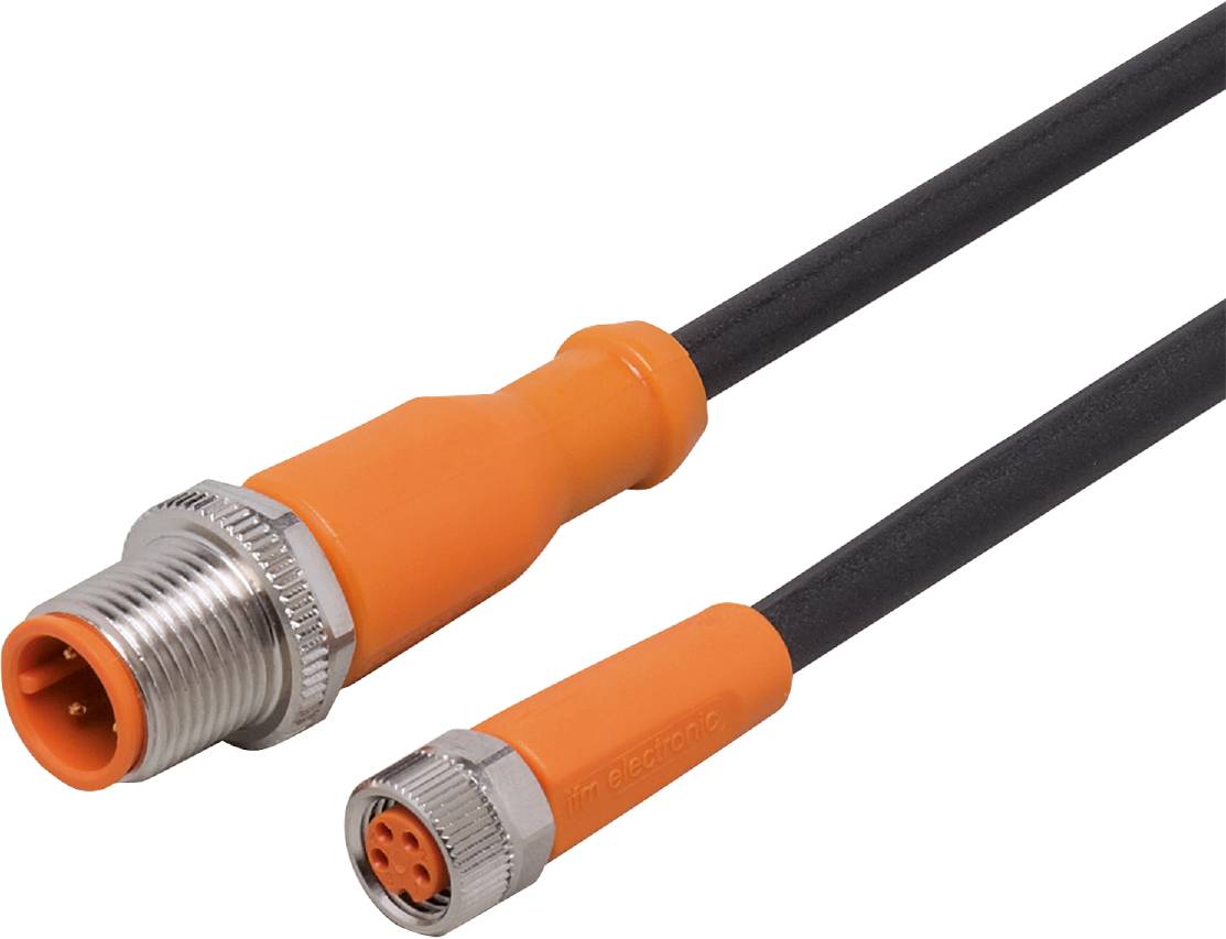 ifm Electronic EVC242 Verbindungsleitung Stecker, gerade, Buchse, gerade 1 m Polzahl Sensoren: 4, 4 1 St.