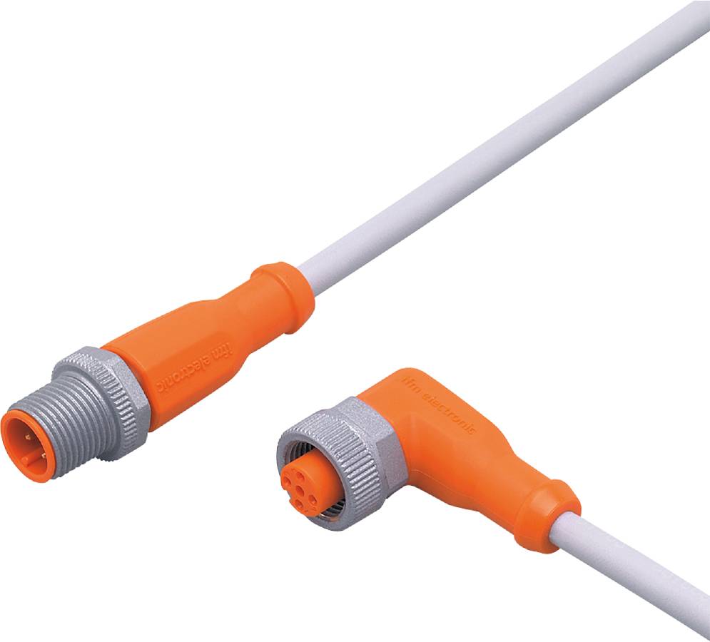 ifm Electronic EVW022 Verbindungsleitung Stecker, gerade, Buchse, gewinkelt 0.5 m Polzahl Sensoren: 4, 5 1 St.
