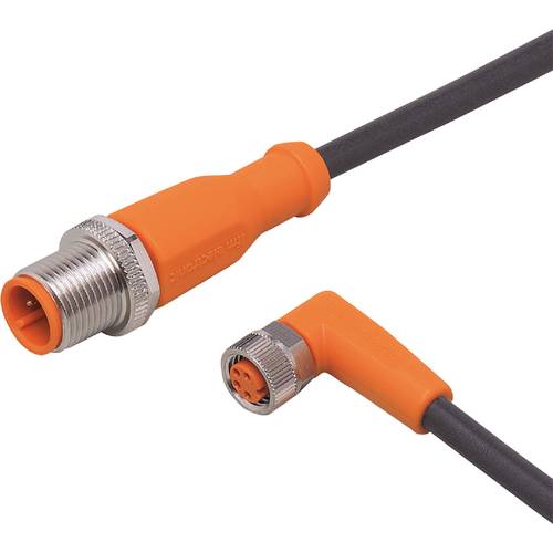 Thumbnail - ifm Electronic EVC213 Verbindungsleitung Stecker, gerade, Buchse, gewinkelt 2 m Polzahl Sensoren: 3, 4 1 St.